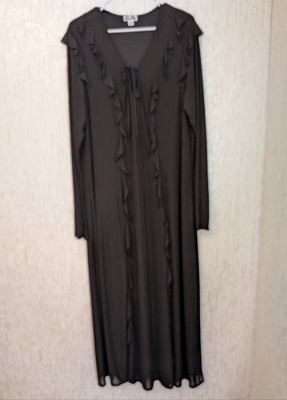 Formal Black Full Length Dress
